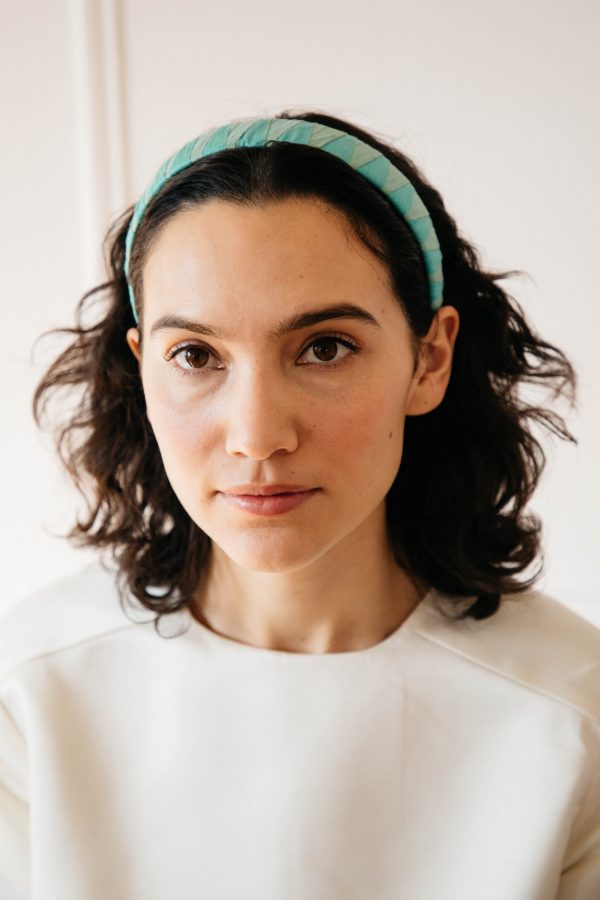 Persinette Woven Headband- Seafoam Blue Online Sale