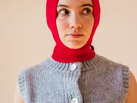 Tilla Cashmere Balaclava - Poppy Sale