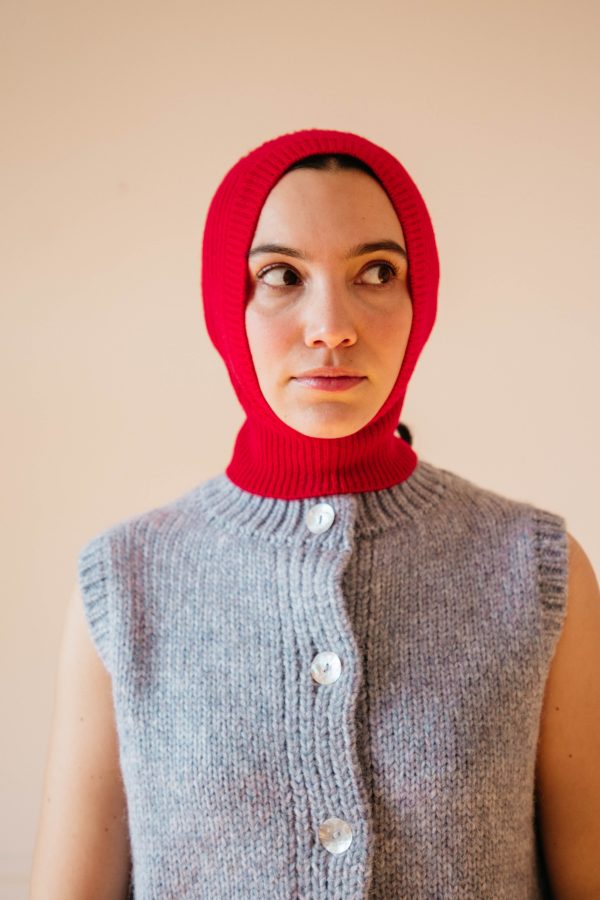 Tilla Cashmere Balaclava - Poppy Sale