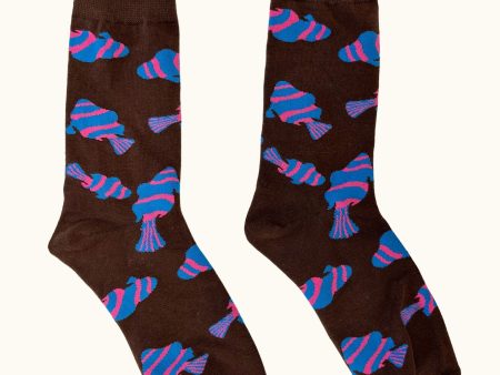 Sauntering Socks - Chocolate Fish Sale