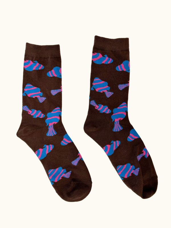 Sauntering Socks - Chocolate Fish Sale