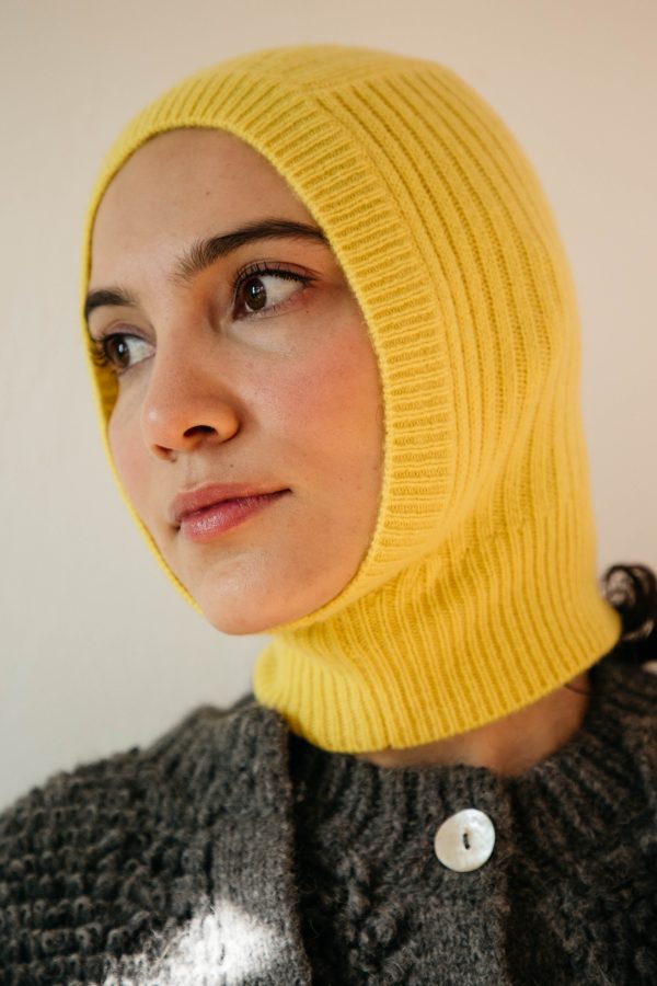 Tilla Cashmere Balaclava - Sunshine Cheap