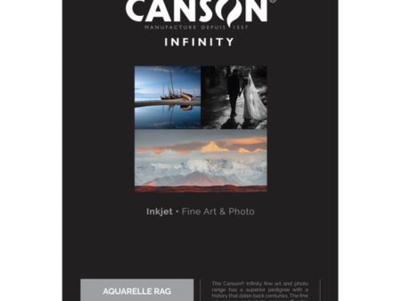 Canson Infinity Arches Aquarelle Rag | 13 x 19 , 25 Sheets Fashion