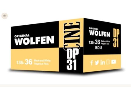 Wolfen DP31 Black and White Film | 35mm Roll Film, 36 Exposures on Sale