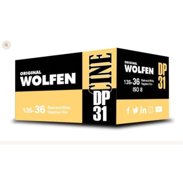 Wolfen DP31 Black and White Film | 35mm Roll Film, 36 Exposures on Sale