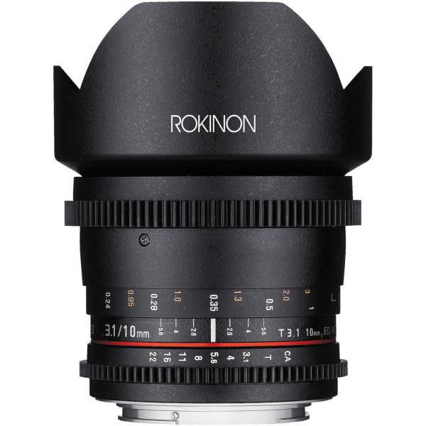 Rokinon 10mm T3.1 Cine DS Lens with Nikon F Mount for APS-C Supply