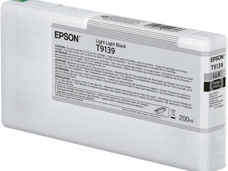 Epson T9139 UltraChrome HDX Light Light Black Ink Cartridge | 200 mL Fashion