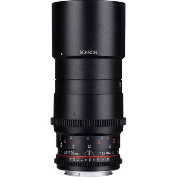 Rokinon 100mm T3.1 Macro Cine DS Lens for Canon EF Mount Online Hot Sale