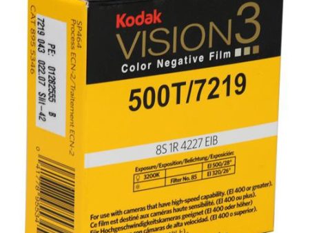 Kodak VISION3 500T Color Negative Film #7219 | Super 8, 50  Roll Cheap