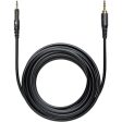 Audio-Technica HP-LC Cable for ATH-M40x and ATH-M50x Headphones | Black, Straight Online Sale