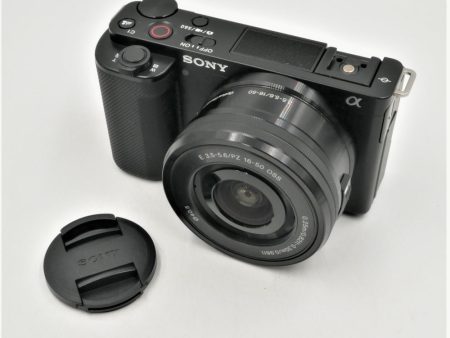 Sony ZV-E10 Mirrorless Camera with 16-50mm Lens | Black **OPEN BOX** Online Sale