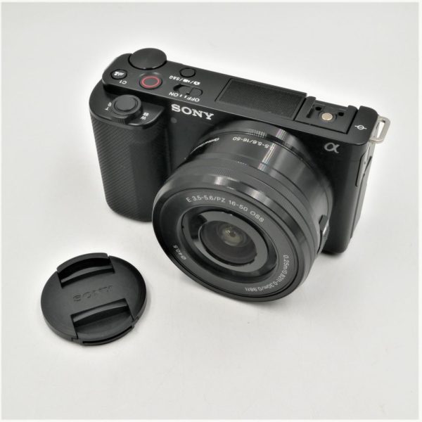 Sony ZV-E10 Mirrorless Camera with 16-50mm Lens | Black **OPEN BOX** Online Sale