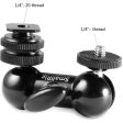 SmallRig Double Ball Head with Cold Shoe & 1 4 -20 Stud For Cheap