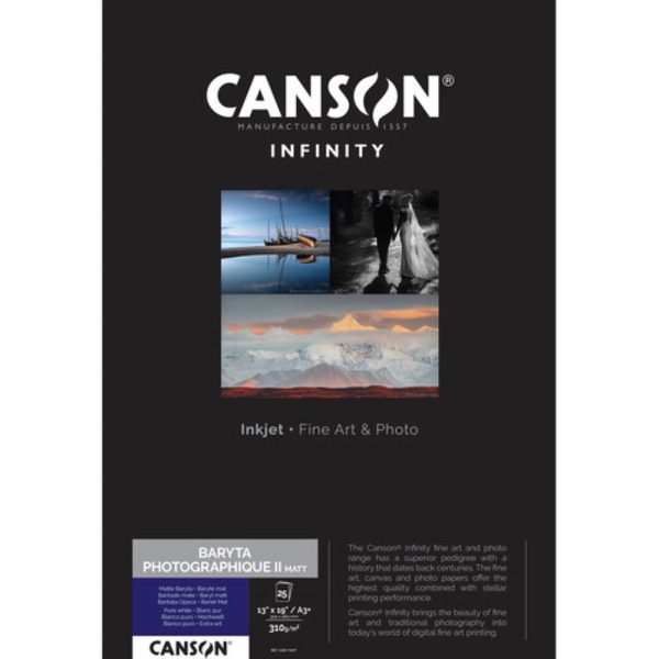 Canson Infinity Baryta Photographique II Matte Paper | 13 x 19 , 25 Sheets For Sale