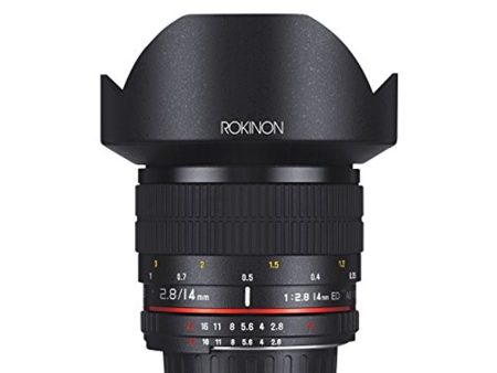 Rokinon 14mm f 2.8 IF ED UMC Lens For Nikon with AE Chip Sale