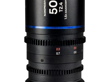 Venus Optics Laowa Nanomorph 50mm T2.4 1.5x S35 Anamorphic Lens | MFT Mount, Blue Flare Supply