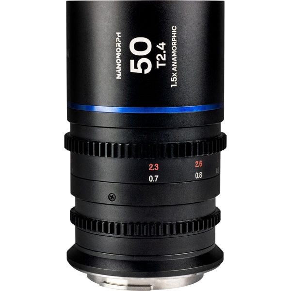 Venus Optics Laowa Nanomorph 50mm T2.4 1.5x S35 Anamorphic Lens | MFT Mount, Blue Flare Supply