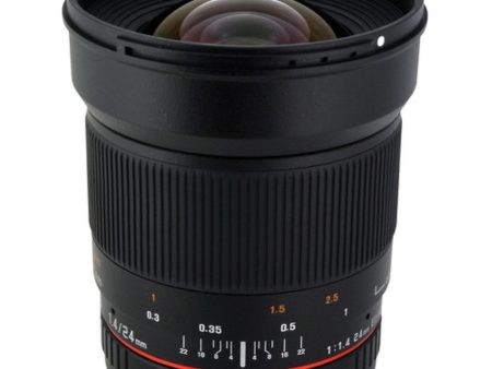 Rokinon 24mm f 1.4 ED AS UMC Wide-Angle Lens for Canon Hot on Sale