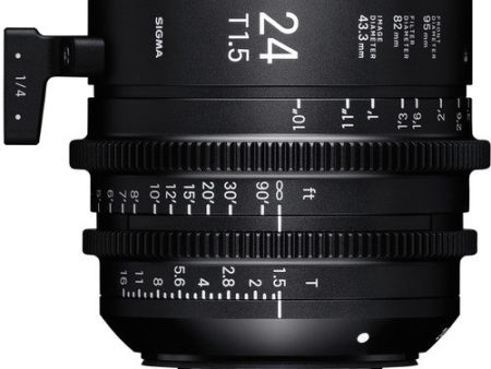 Sigma 24mm T1.5 FF High-Speed Prime | E, Feet Fashion