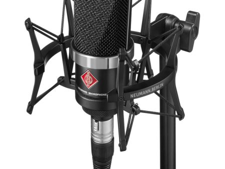 Neumann TLM 102 BK Studio Set Large-Diaphragm Cardioid Condenser Microphone with Shockmount | Black Online now