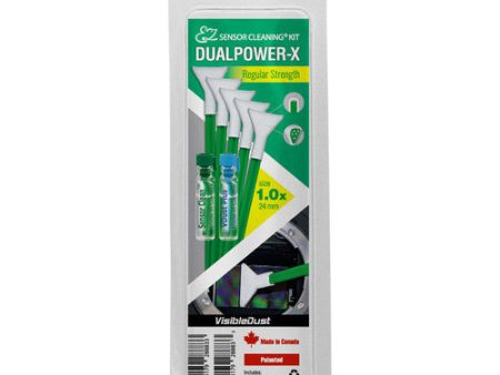 Visible Dust DualPower X Sensor Cleaning Kit - 1.0x w VDust and Sensor Clean & 5 Green Swabs Online now