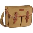 Billingham Hadley Shoulder Bag | Khaki   Tan Leather, Large Online now