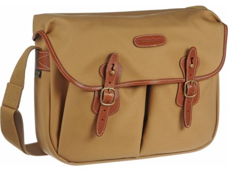 Billingham Hadley Shoulder Bag | Khaki   Tan Leather, Large Online now