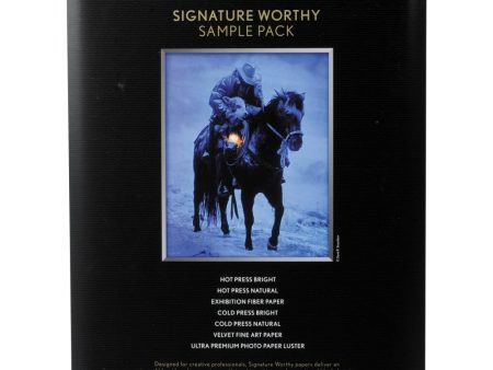 Epson Signature Worthy Paper Sample Pack | 8.5 x 11  on Sale