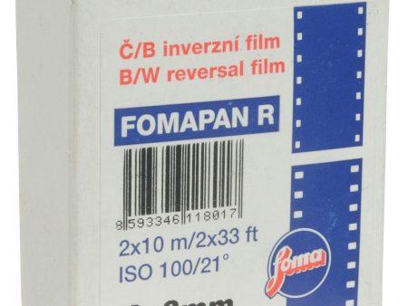 Fomapan R100 Black and White Transparency Film | Double Standard 8mm, 32.8  Reel Hot on Sale