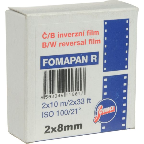 Fomapan R100 Black and White Transparency Film | Double Standard 8mm, 32.8  Reel Hot on Sale