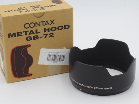 Used Contax 645 GB-72 Metal Lens Hood Used Very Good Cheap