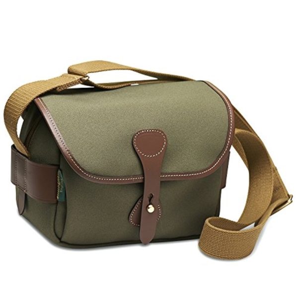 Billingham S2 Shoulder Bag | Sage with Chocolate Leather Trim Online Hot Sale