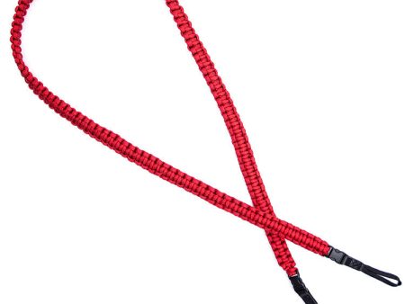 DSPTCH Braided Camera Strap 44  | Red Discount