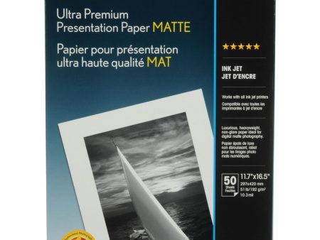 Epson Ultra Premium Presentation Paper Matte | A3 11.7 x 16.5 , 50 Sheets Online Sale