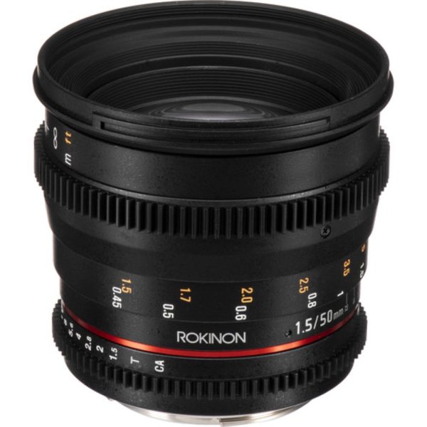 Rokinon 50mm T1.5 AS UMC Cine DS Lens for Canon EF Mount Discount