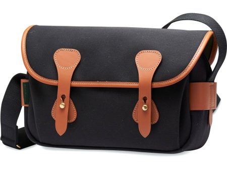 Billingham S3 Shoulder Bag | Black with Tan Leather Trim Online Sale