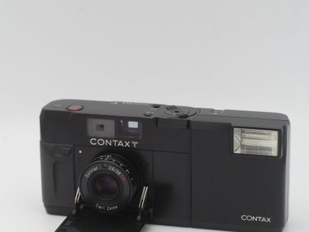 Used Contax T Black w  Flash Used Very Good Online Sale