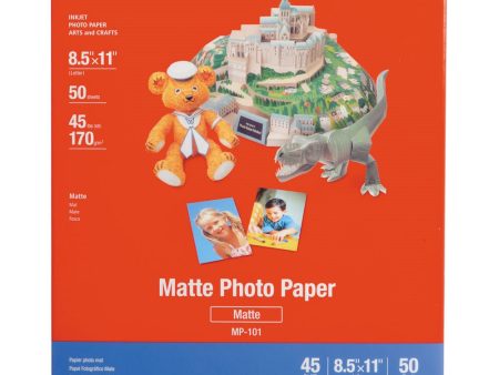 Canon Matte Photo Paper | 8.5 x 11 , 50 Sheets Online Hot Sale