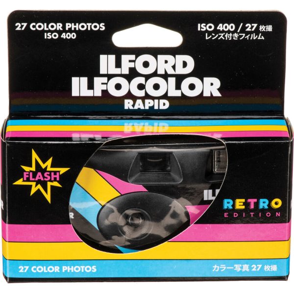 Ilford Ilfocolor Rapid Retro Single Use Camera Supply