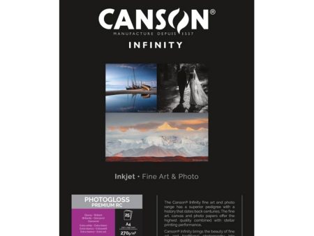 Canson PhotoGloss Premium RC 270 | 13 x19 , 25 Sheets Online now