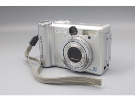 Used Canon Powershot A95 Point and Shoot Digital Camera | Silver For Discount