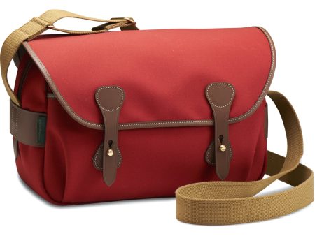 Billingham S4 Shoulder Bag | Burgundy Canvas Chocolate Leather Supply