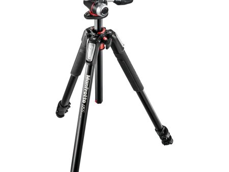 Manfrotto MK055XPRO3-3W Aluminum Tripod with 3-Way Pan Tilt Head For Discount