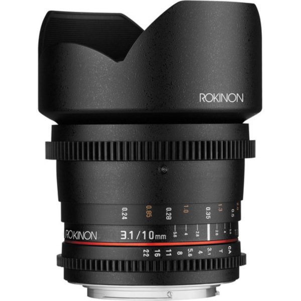 Rokinon 10mm T3.1 Cine DS Lens with Canon EF Mount for APS-C Online now