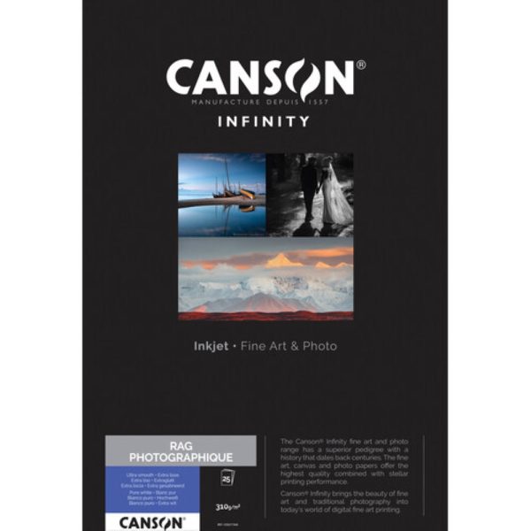 Canson Infinity Rag Photographique Paper 310 gsm | 8.5 x 11 , 10 Sheets For Cheap