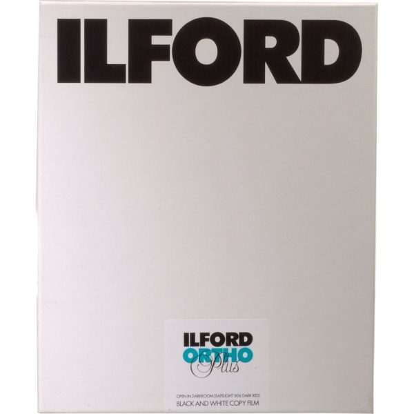 Ilford Ortho Plus Black and White Negative Film | 8 x 10 , 25 Sheets Fashion