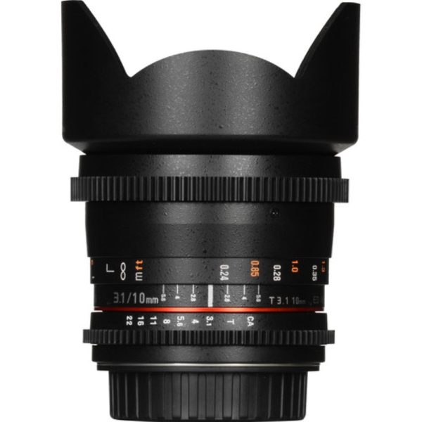 Rokinon 10mm T3.1 Cine DS Lens with Canon EF Mount for APS-C Online now