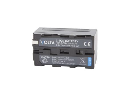 Volta NP-F770 5400mAh Li-Ion Rechargeable Battery For Cheap