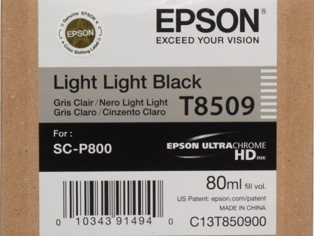 Epson T850900 UltraChrome HD Light Light Black Ink Cartridge | 80 ml Online Sale