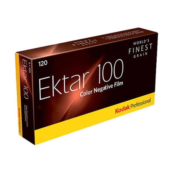 Kodak Professional Ektar 100 Color Negative Film | 120 Roll Film, 5-Pack Online now